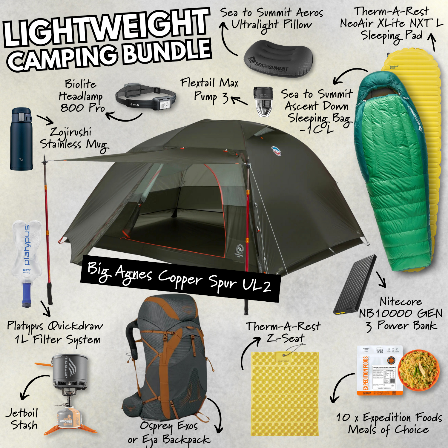 Lightweight Camping Bundle