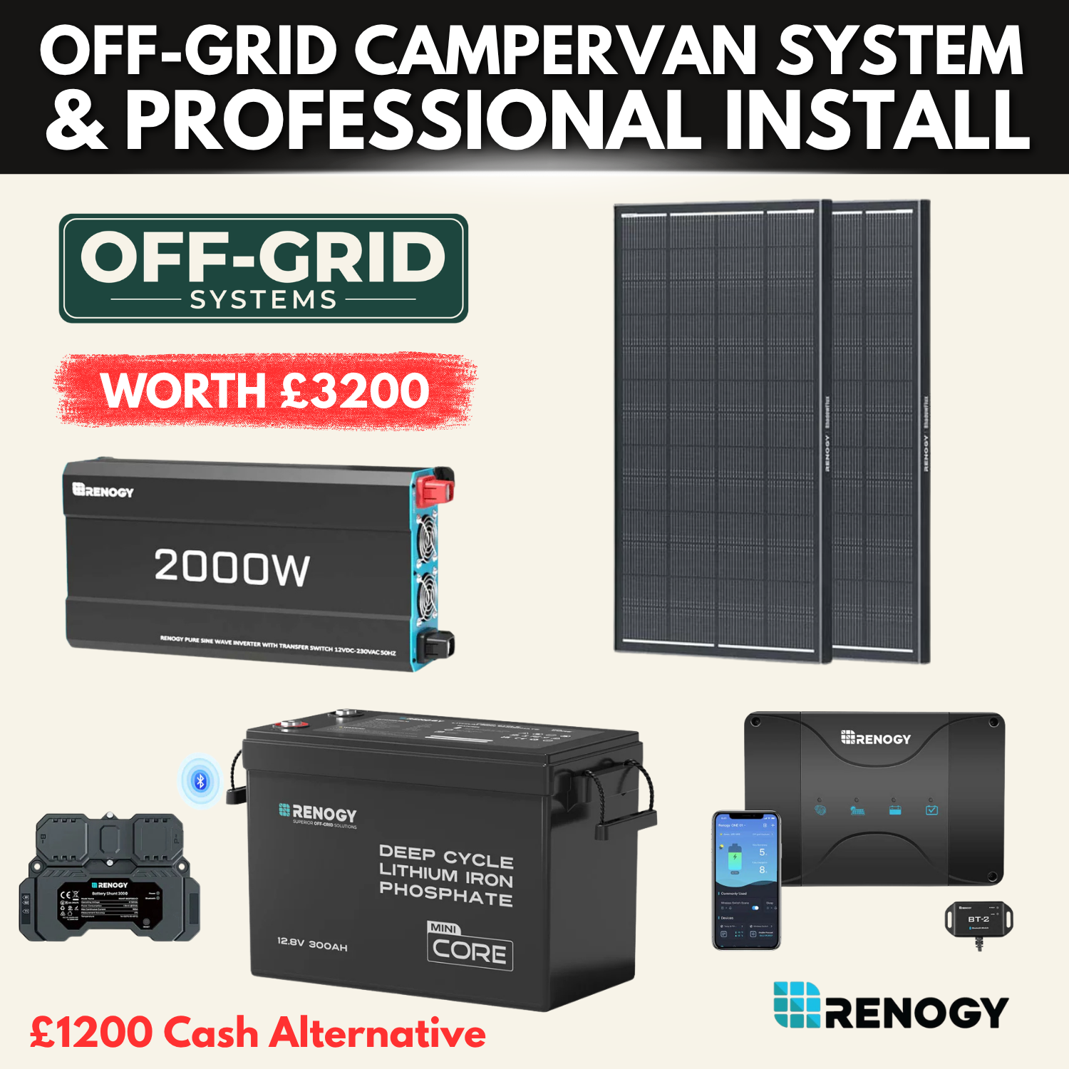 Off-Grid Campervan Electrical System & Professional Install